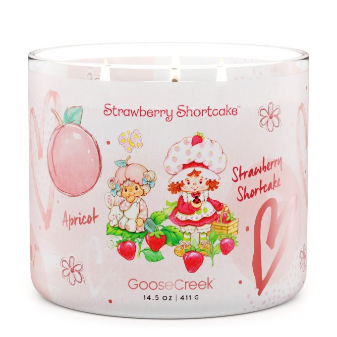 Apricot Strawberry Shortcake 3-Wick Candle
