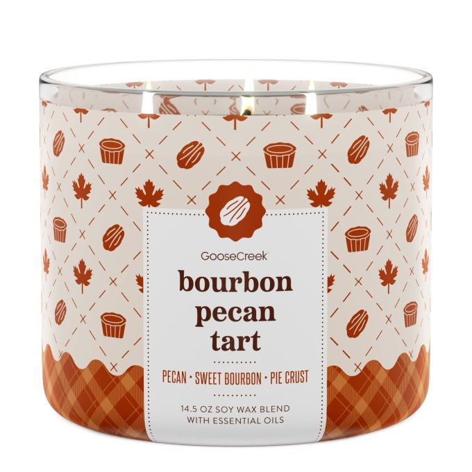 Bourbon Pecan Tart 3-Wick Candle