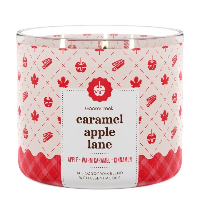 Caramel Apple Lane Large 3-Wick Candle