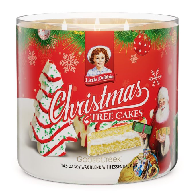 Christmas Tree Cakes Little Debbie ? 3-Wick Candle