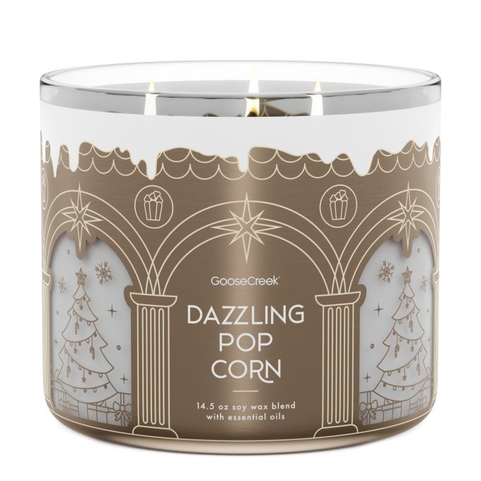 Dazzling Popcorn 3-Wick Candle