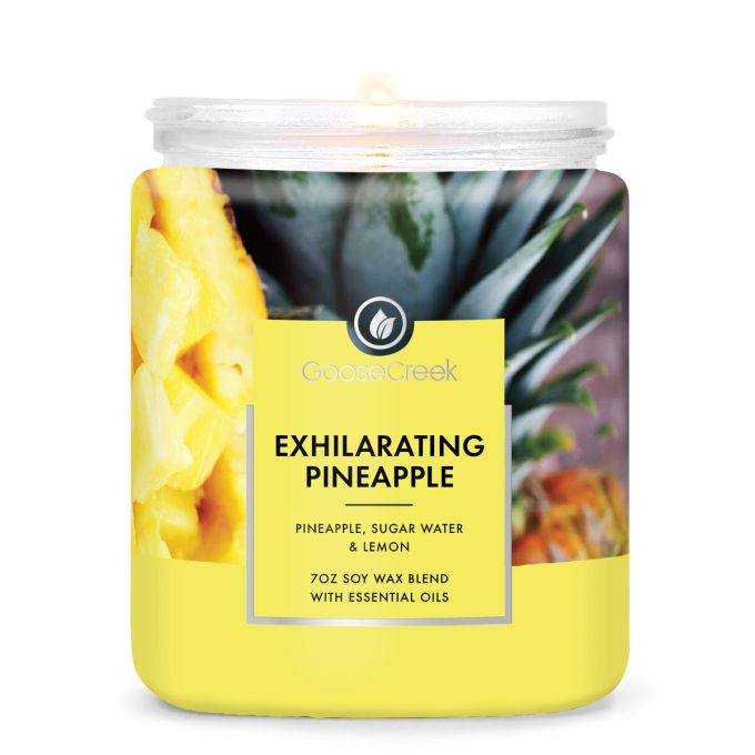 Exhilarating Pineapple 7oz Single Wick Candle