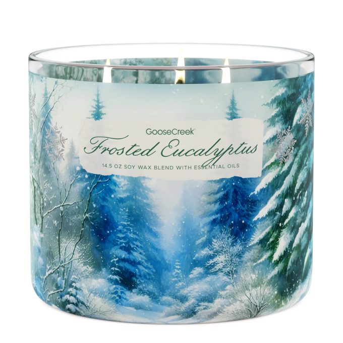 Frosted Eucalyptus Large 3-Wick Candle