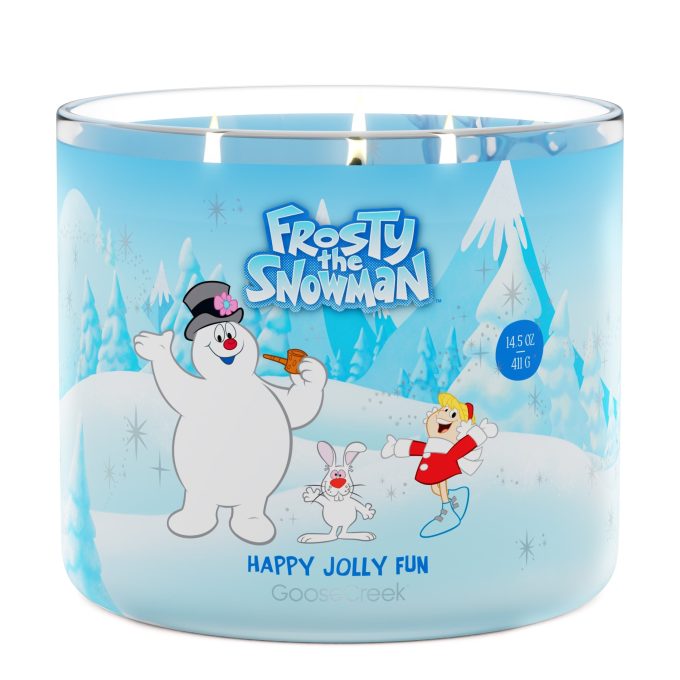 Happy Jolly Fun  - Frosty The Snowman? 3-Wick Candle
