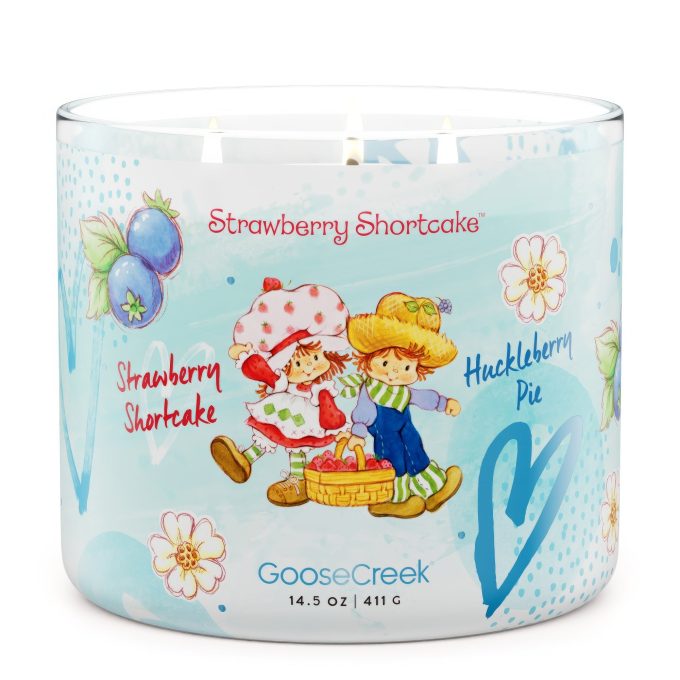Huckleberry Pie Strawberry Shortcake 3-Wick Candle