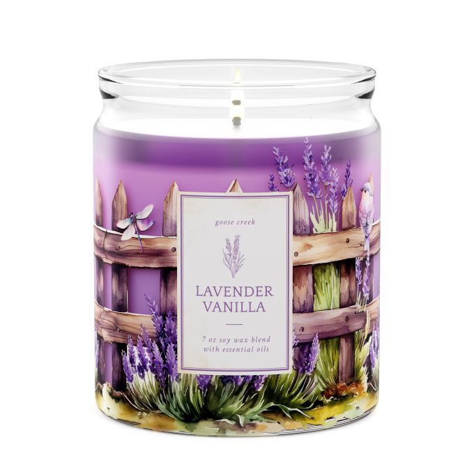 Lavender Vanilla 7oz Single Wick Candle