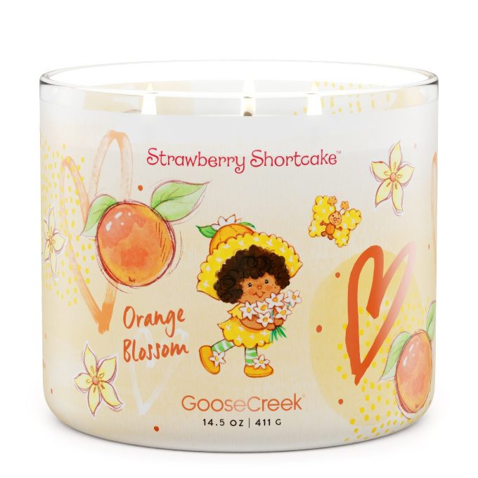 Orange Blossom 3-Wick Strawberry Shortcake Candle