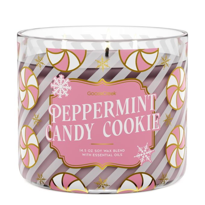 Peppermint Candy Cookie 3-Wick Candle