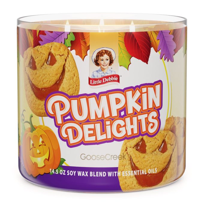 Pumpkin Delights Little Debbie ? 3-Wick Candle