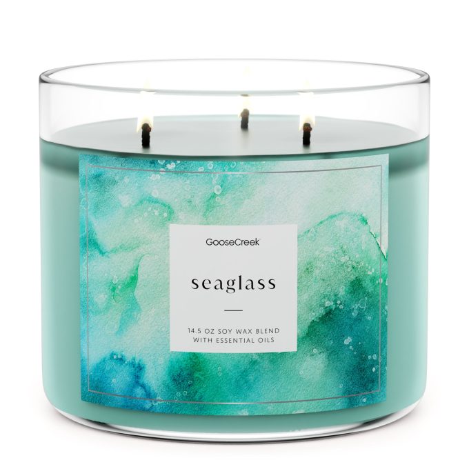 Seaglass Large 3-Wick Candle