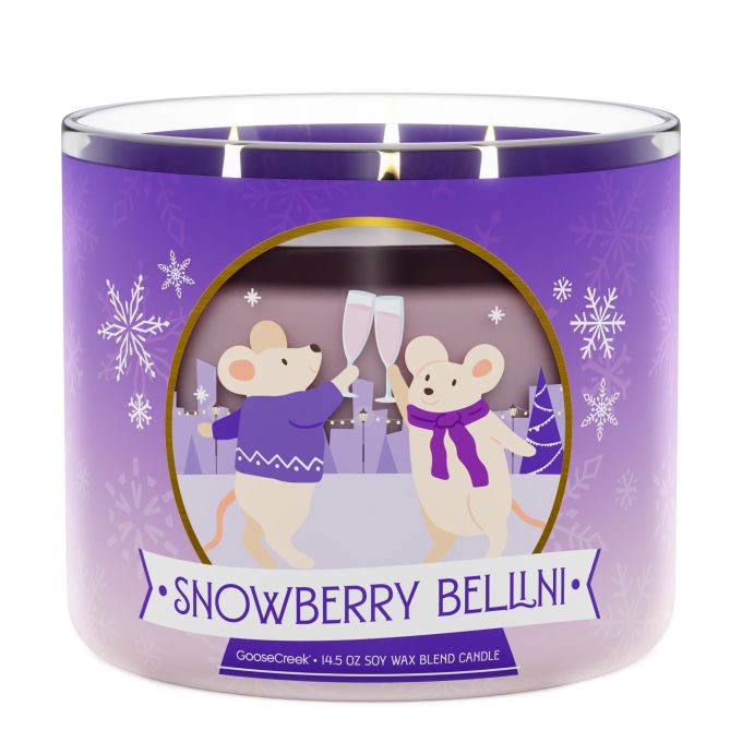 Snowberry Bellini Large 3-Wick Candle