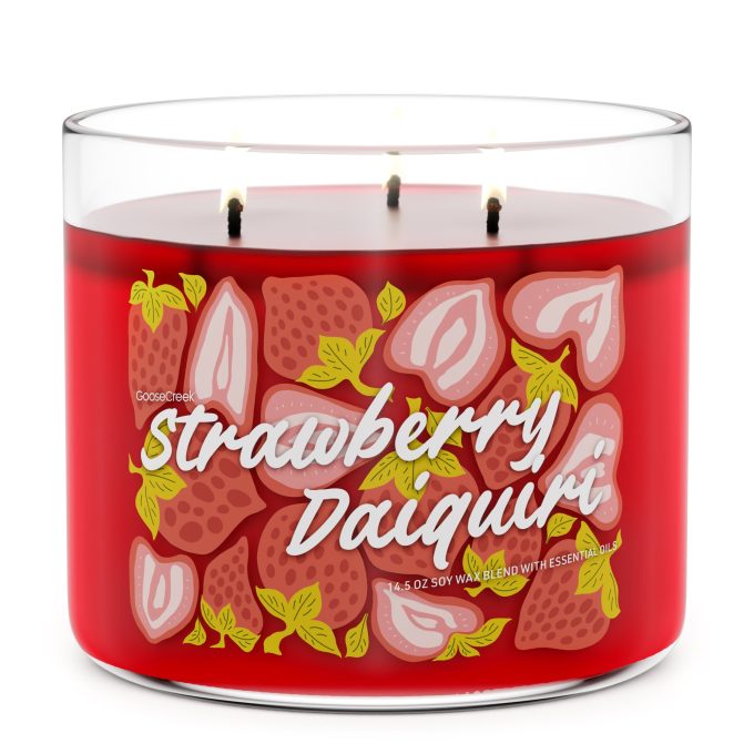 Strawberry Daiquiri Large 3-Wick Candle