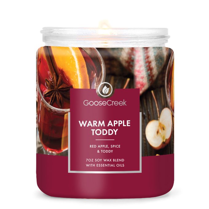 Warm Apple Toddy 7oz Single Wick Candle