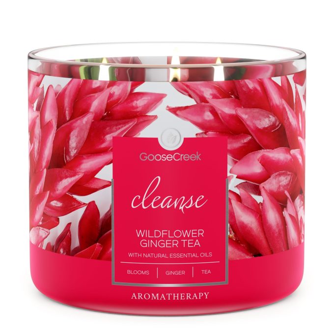 Wildflower Ginger Tea Aromatherapy 3-Wick Candle